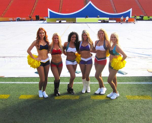 RT @Ravens: #Ravens Cheerleader Courtney D. at Alo…