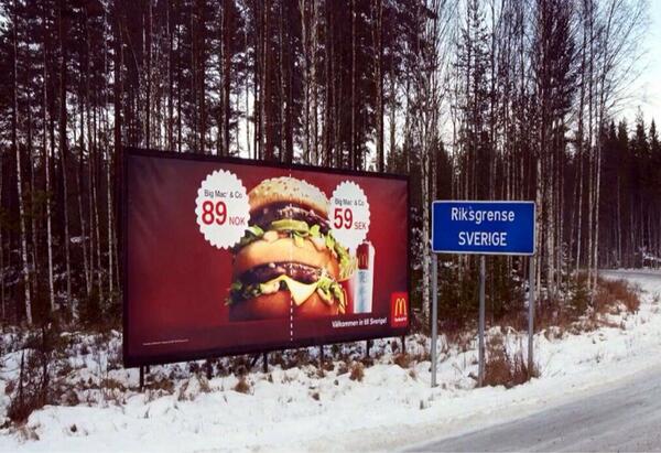 RT @Brilliant_Ads: McDonald’s Big Mac billboard at…
