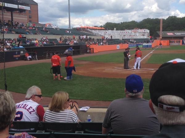Crappy seats. :) #ironbirds http://t.co/6G7YatEaY2